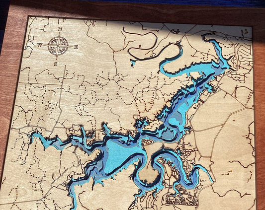 Possum kingdom lake map